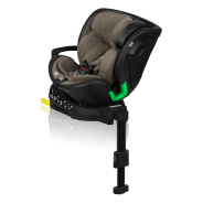 lionelo ​​Harmony i-Size Green Olive Leather — Siège-auto bébé
