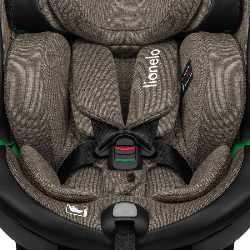 lionelo ​​Harmony i-Size Green Olive Leather — Siège-auto bébé
