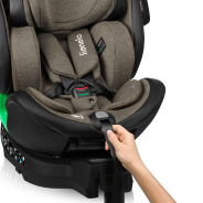 lionelo ​​Harmony i-Size Green Olive Leather — Siège-auto bébé