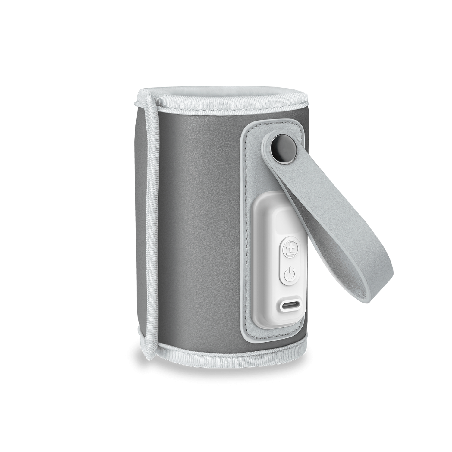 Lionelo Thermup Go Grey Silver — Chauffe-biberon portable