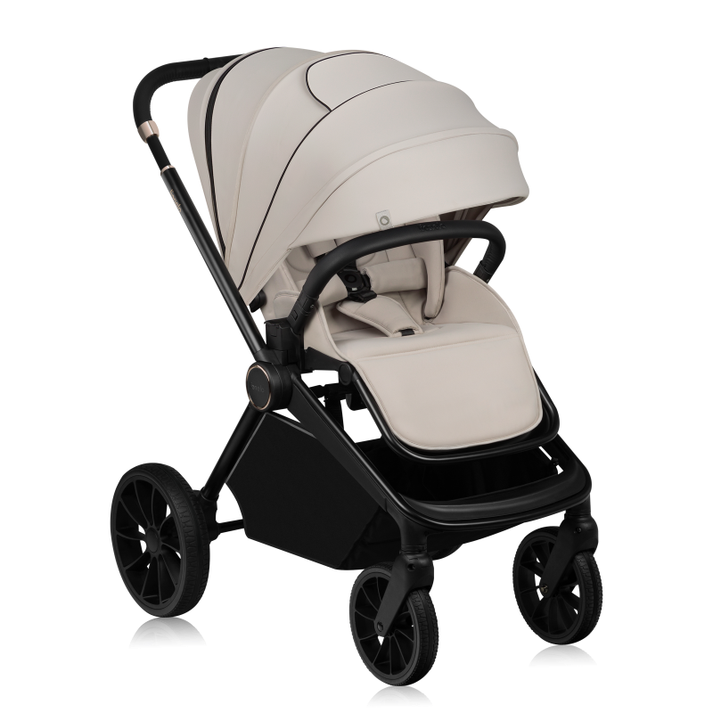 Lionelo Mika Plus 3en1 Beige Sand — Poussette multifonctionnelle