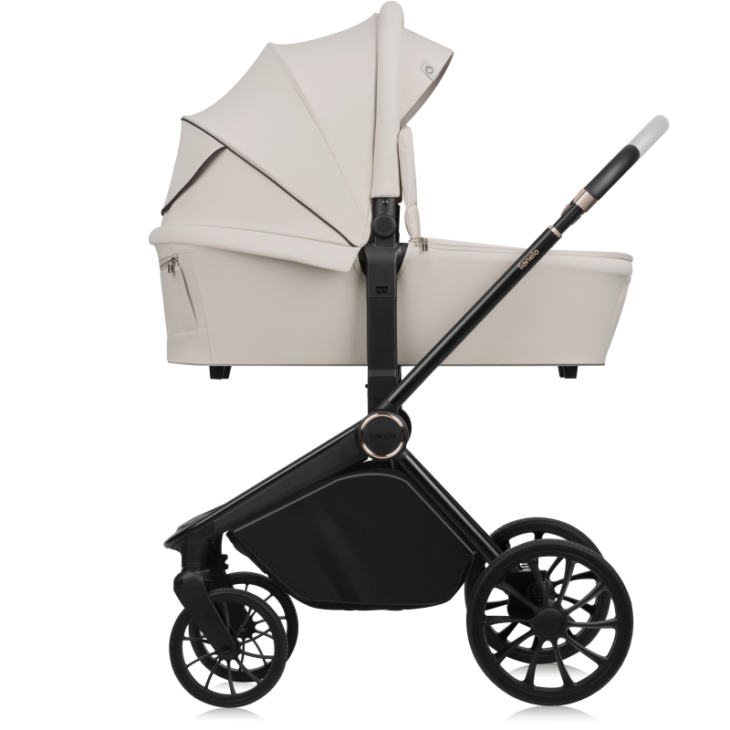 Lionelo Mika Plus 3en1 Beige Sand — Poussette multifonctionnelle