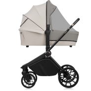 Lionelo Mika Plus 3en1 Beige Sand — Poussette multifonctionnelle