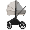 Lionelo Mika Plus 3en1 Beige Sand — Poussette multifonctionnelle