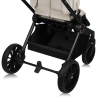 Lionelo Mika Plus 3en1 Beige Sand — Poussette multifonctionnelle
