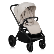 Lionelo Mika Plus 3en1 Beige Sand — Poussette multifonctionnelle
