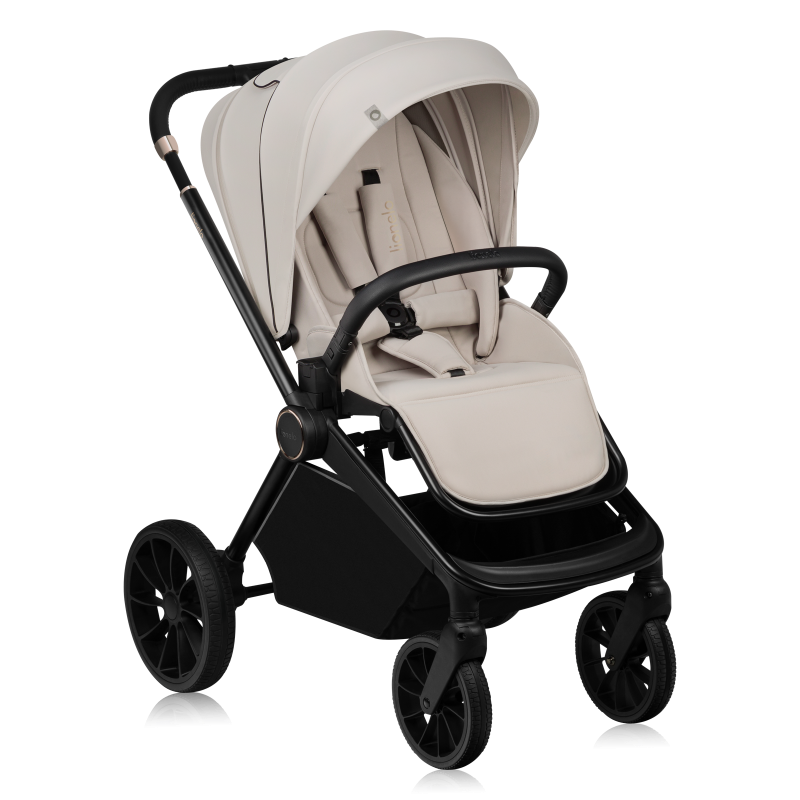 Lionelo Mika Plus 3en1 Beige Sand — Poussette multifonctionnelle