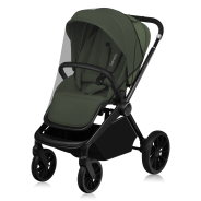 Lionelo Mika Plus 3en1 Green Olive — Poussette multifonctionnelle