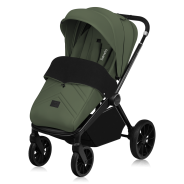 Lionelo Mika Plus 3en1 Green Olive — Poussette multifonctionnelle