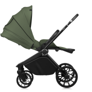 Lionelo Mika Plus 3en1 Green Olive — Poussette multifonctionnelle