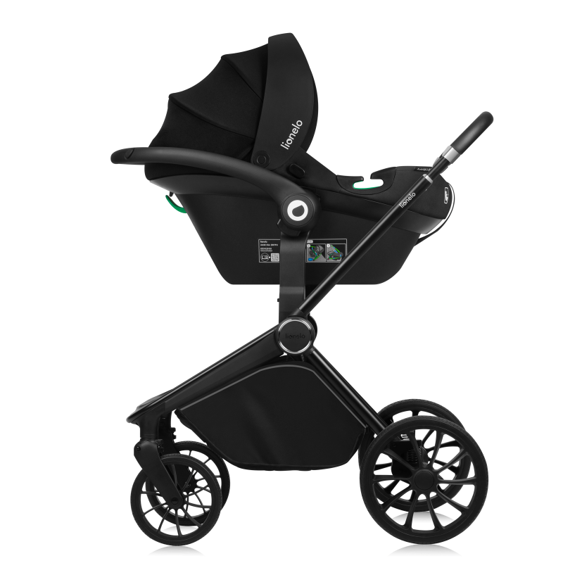 Lionelo Mika Plus 3en1 Green Olive — Poussette multifonctionnelle