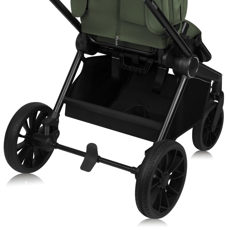 Lionelo Mika Plus 3en1 Green Olive — Poussette multifonctionnelle