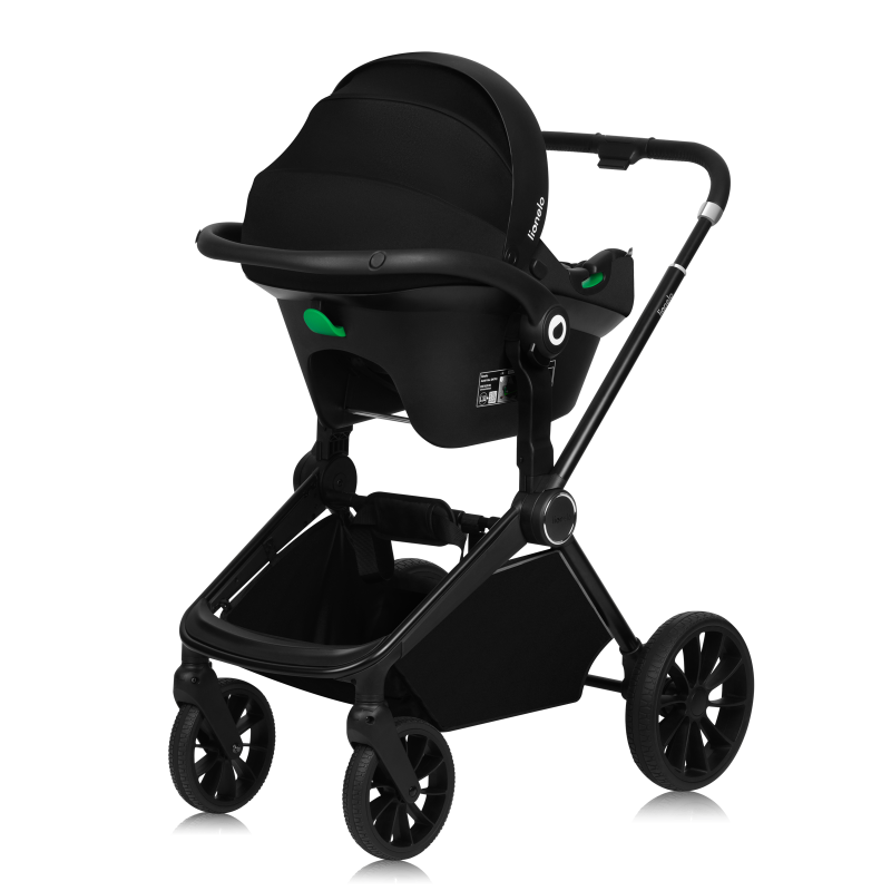 Lionelo Mika Plus 3en1 Green Olive — Poussette multifonctionnelle