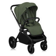 Lionelo Mika Plus 3en1 Green Olive — Poussette multifonctionnelle