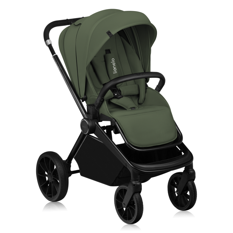 Lionelo Mika Plus 3en1 Green Olive — Poussette multifonctionnelle