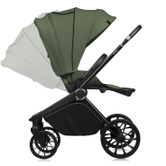 Lionelo Mika Plus 3en1 Green Olive — Poussette multifonctionnelle