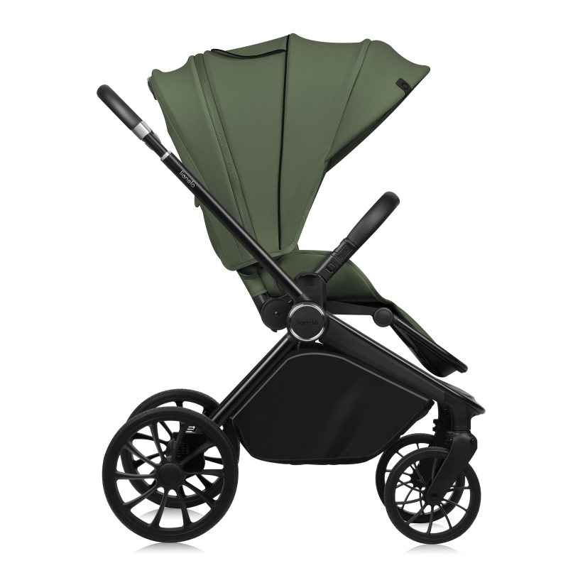 Lionelo Mika Plus 3en1 Green Olive — Poussette multifonctionnelle