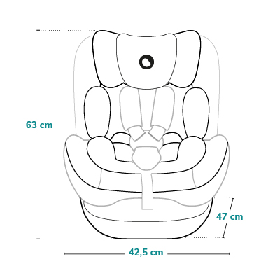 Lionelo Harper i-Size Black Carbon - Siège auto bébé