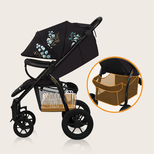 Lionelo Lilac Beige Sand – leżaczek-bujaczek