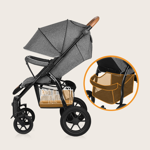 Lionelo Lilac Beige Sand – leżaczek-bujaczek