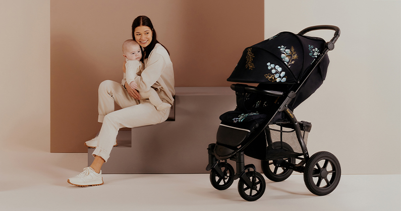 Lionelo Lilac Beige Sand – leżaczek-bujaczek