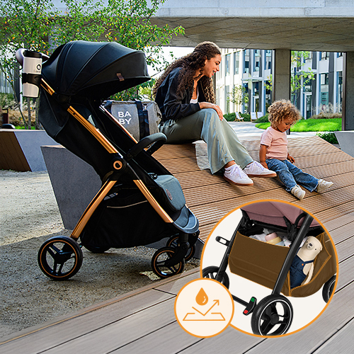 Lionelo Emma One Beige Sand — Wózek spacerowy