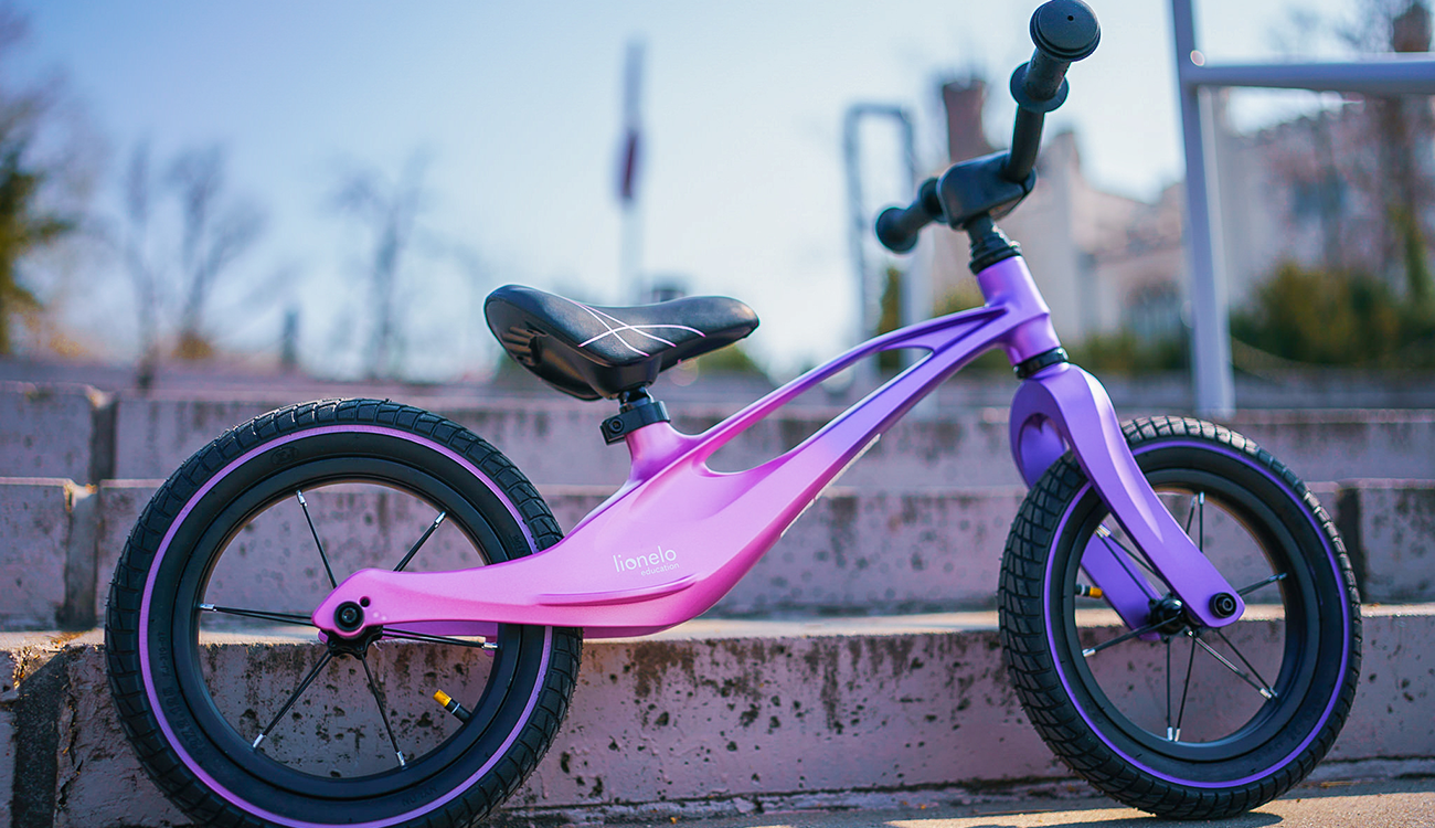 Lionelo Bart Air Pink Violet - Vélos d'équilibre